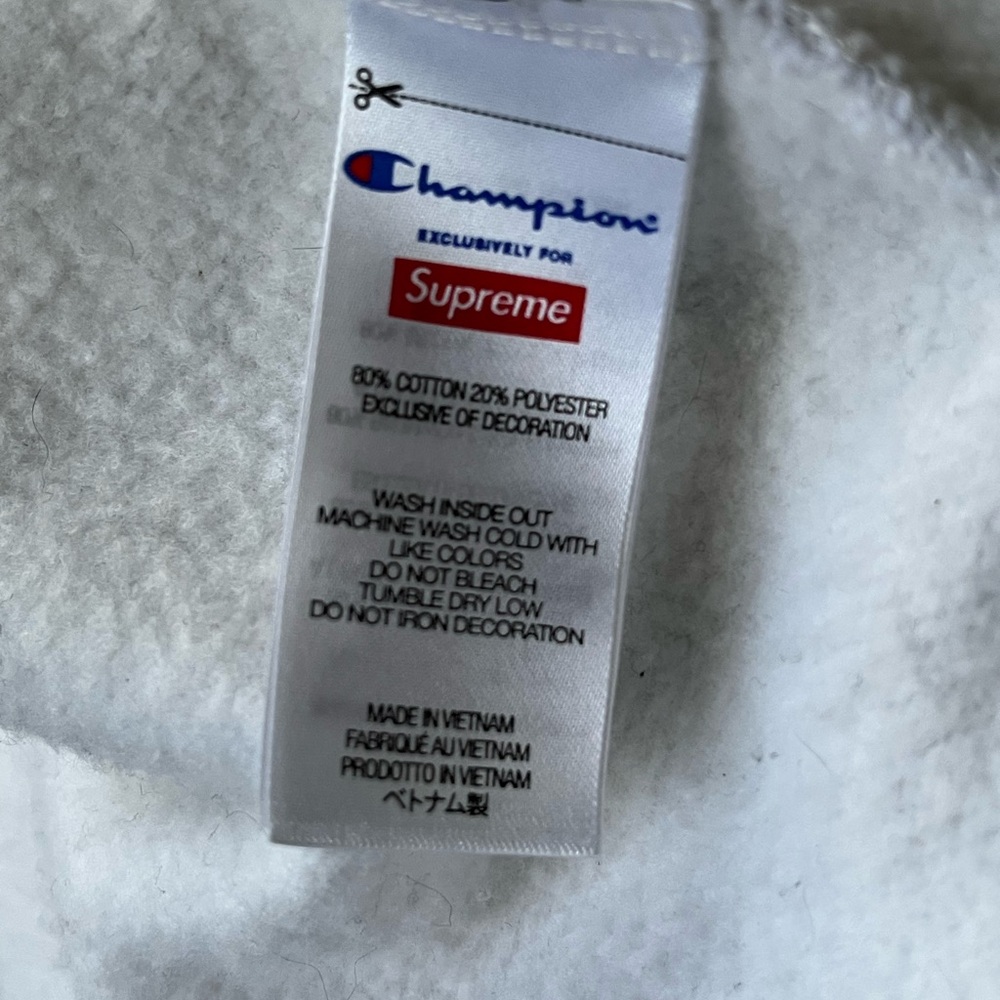 Supreme champion zip up hooded sweatshirt - Picture 5 of 8